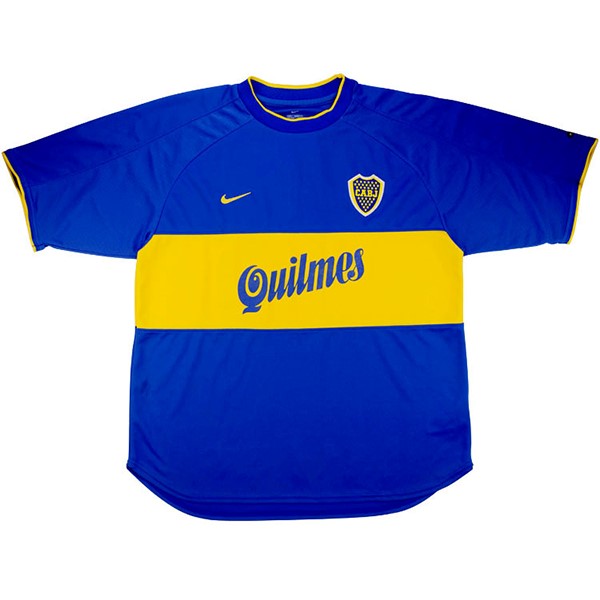 Tailandia Camiseta Boca Juniors 1ª Retro 2000 2001 Azul